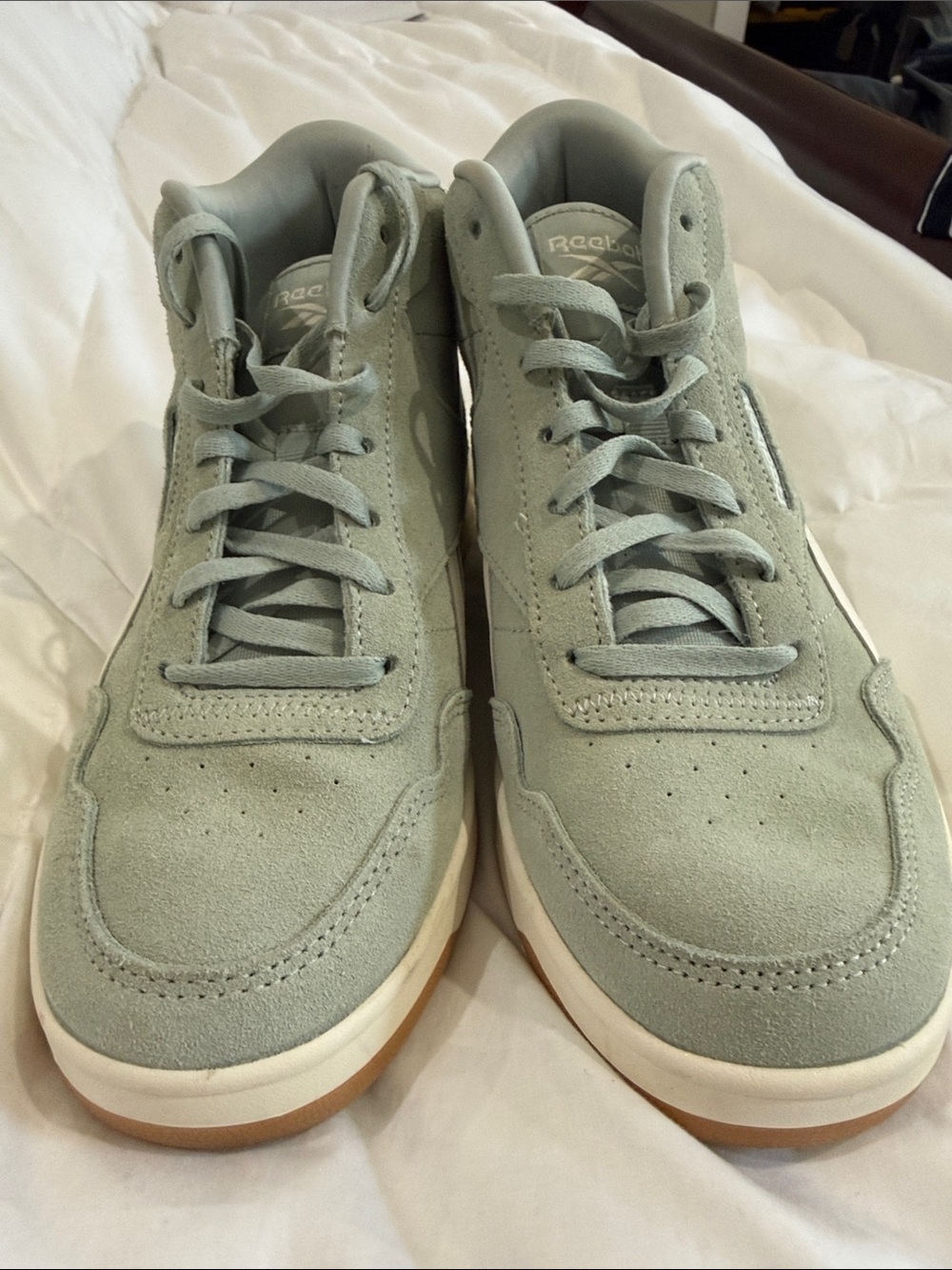 Reebok Women's Suede Sneakers - Sage Green
